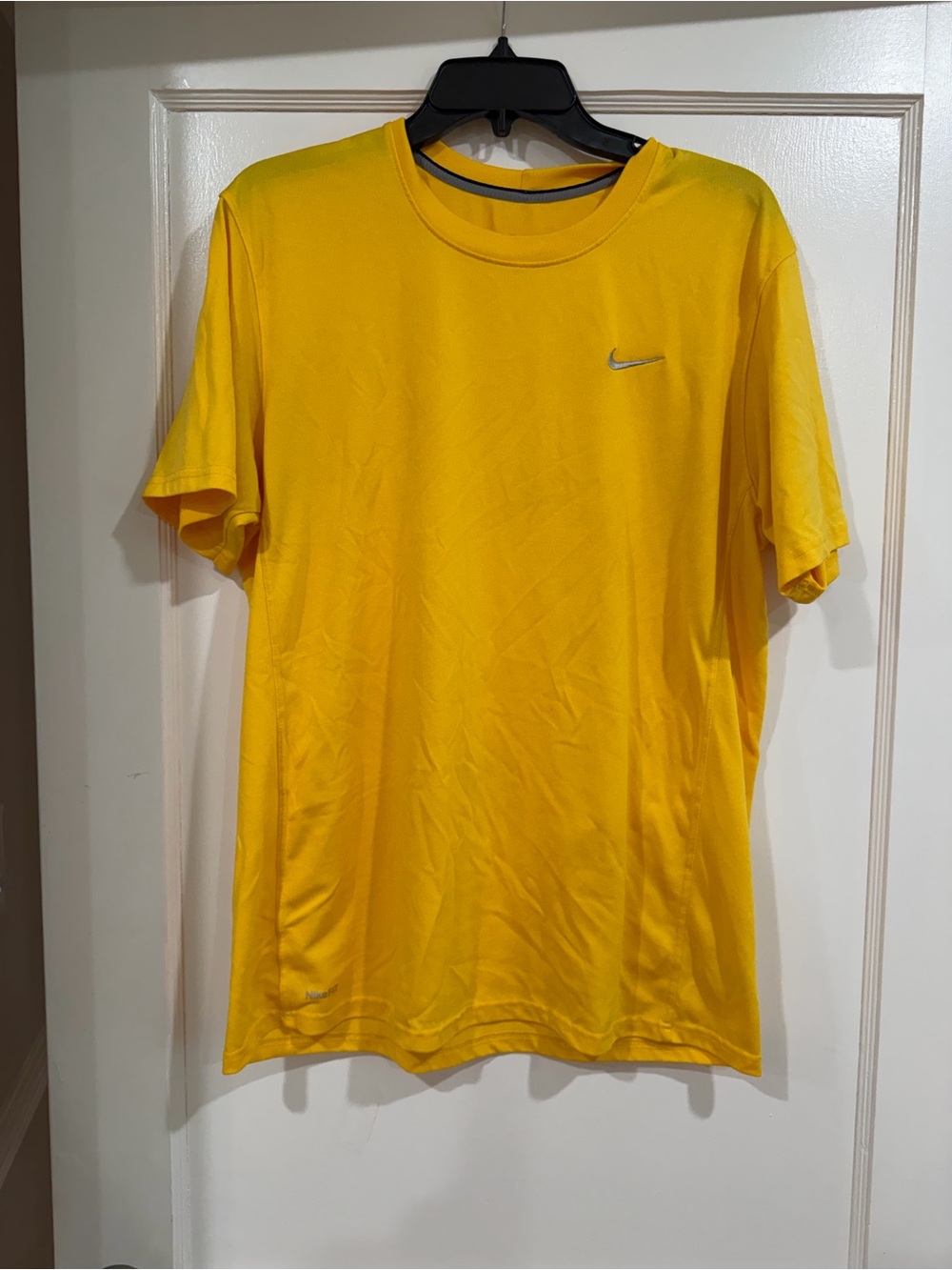 Nike Men’s Bright Yellow Athletic Short Sleeve Tee